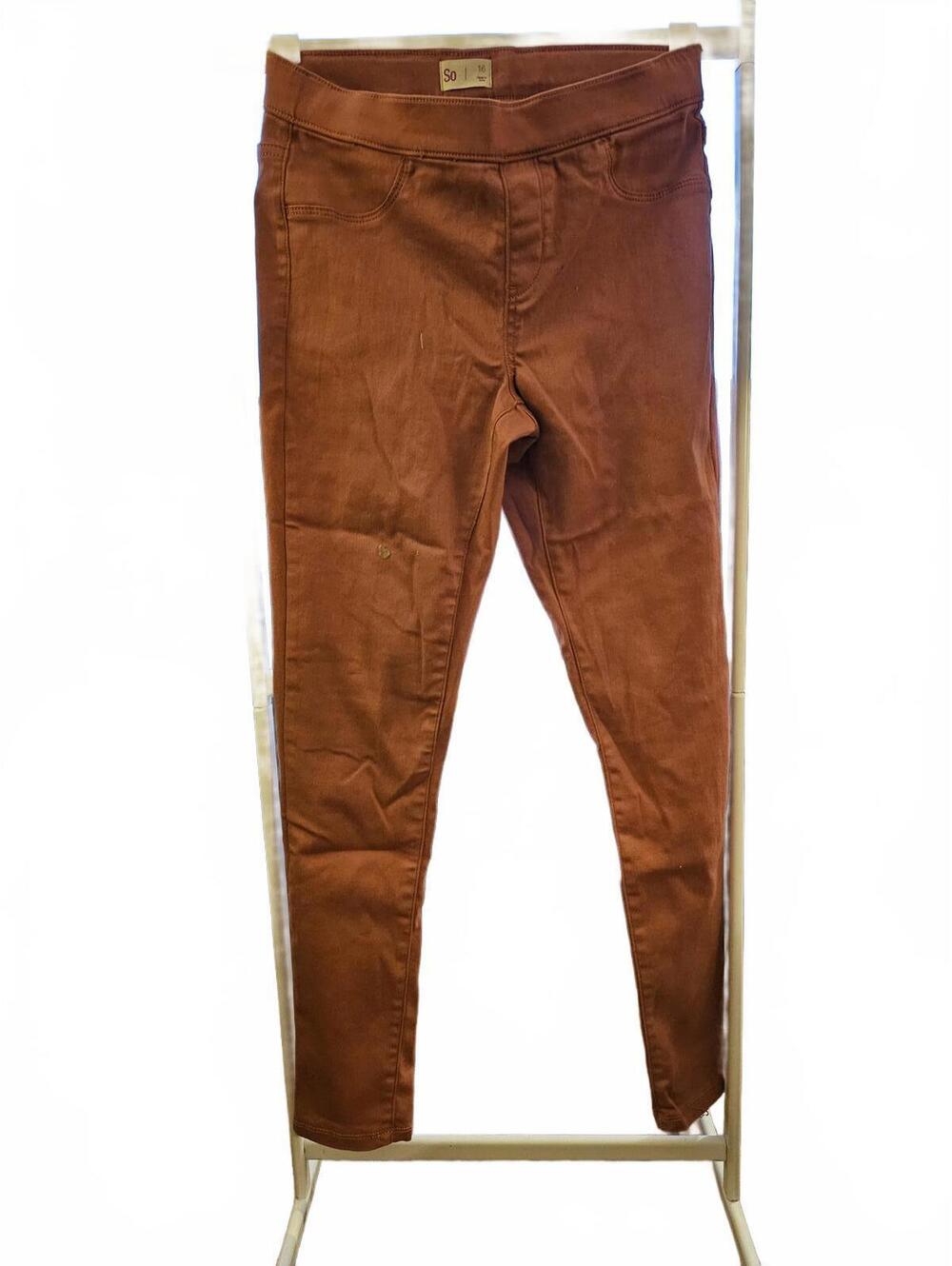 Girl's So brand - stretch waist khaki type pant - size 16 - see pic 4 color EUC